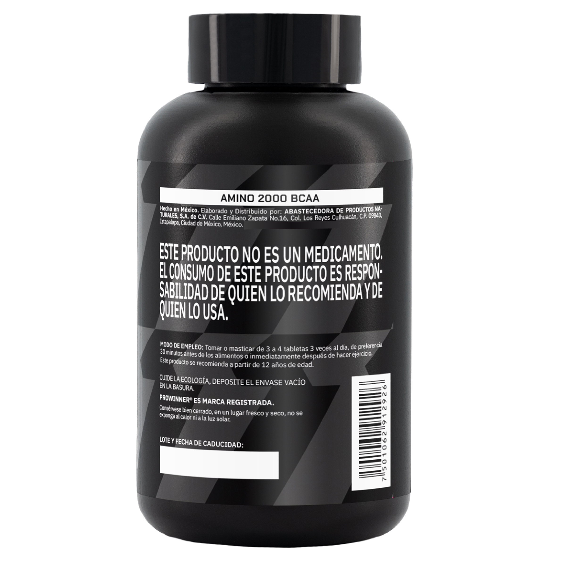 Amino 2000 Bcaa 120 tabletas Prowinner Creatina 