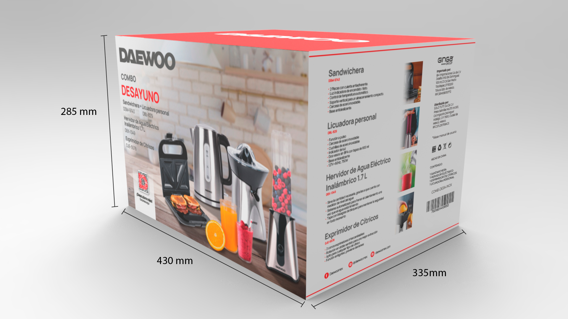 COMBO DESAYUNO - DAEWOO