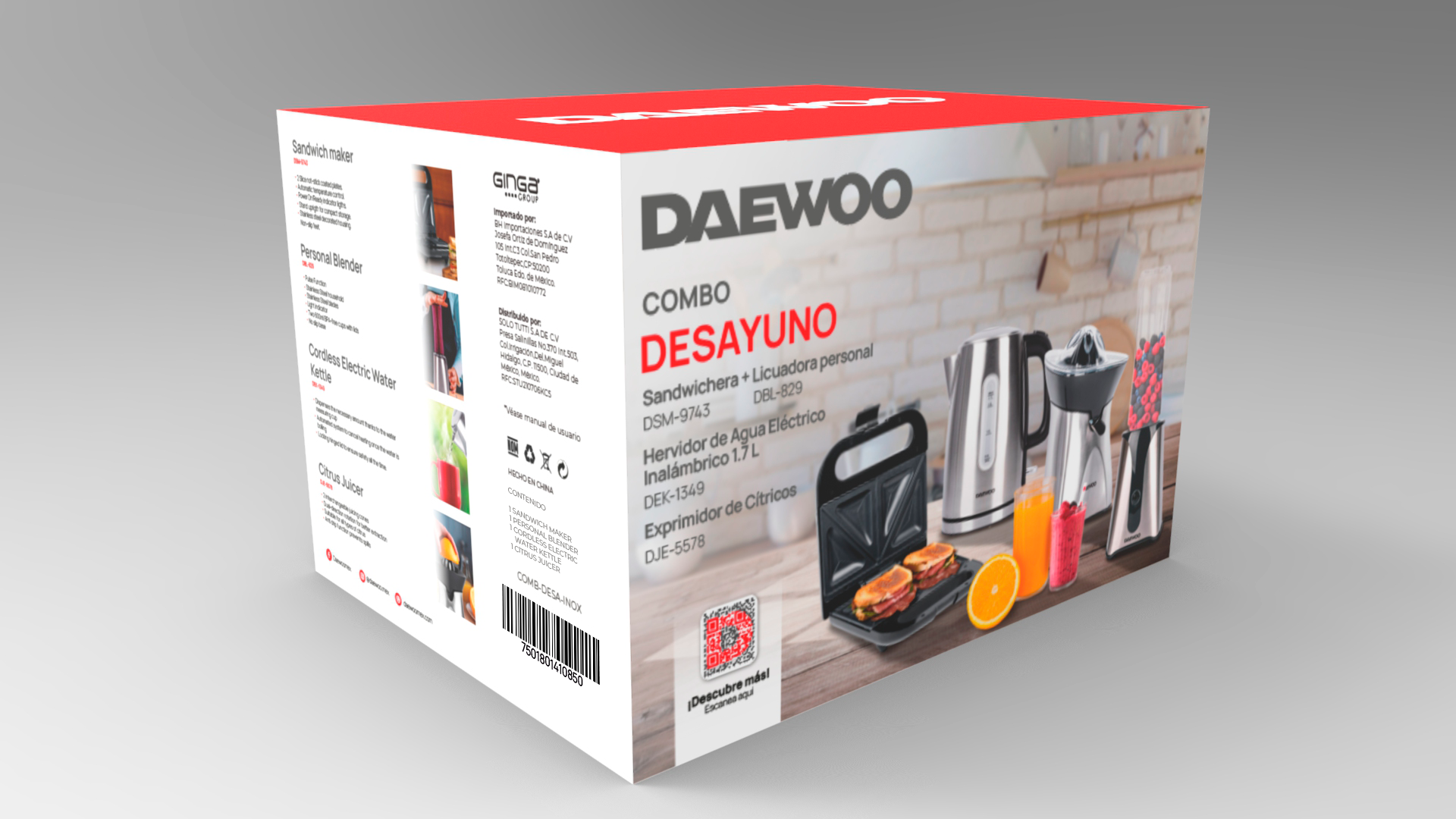 COMBO DESAYUNO - DAEWOO