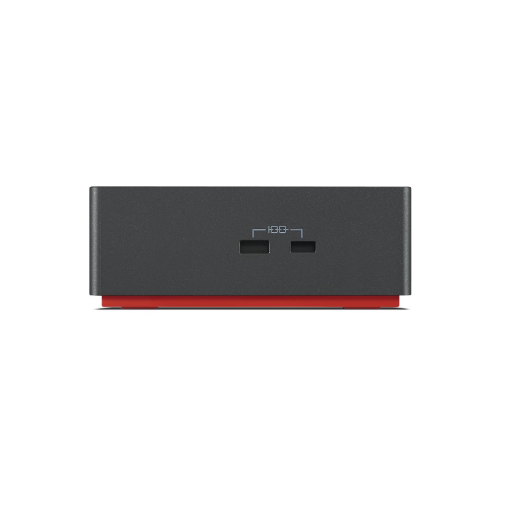 Lenovo Doking Station Thinkpad 40B00300US Thunderbolt 4, 1x USB-C 3.2, 4x USB 3.1, 1x HDMI, 2x DisplayPort, 1x RJ-45, Negro/Rojo.