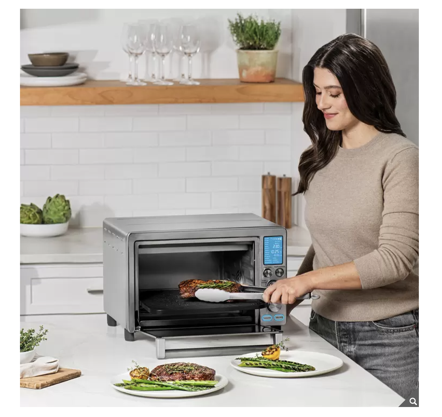 Horno y Freidora de Aire Digital Gourmia 16 Funciones