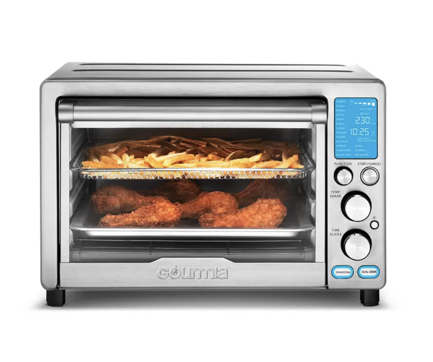 Horno y Freidora de Aire Digital Gourmia 16 Funciones