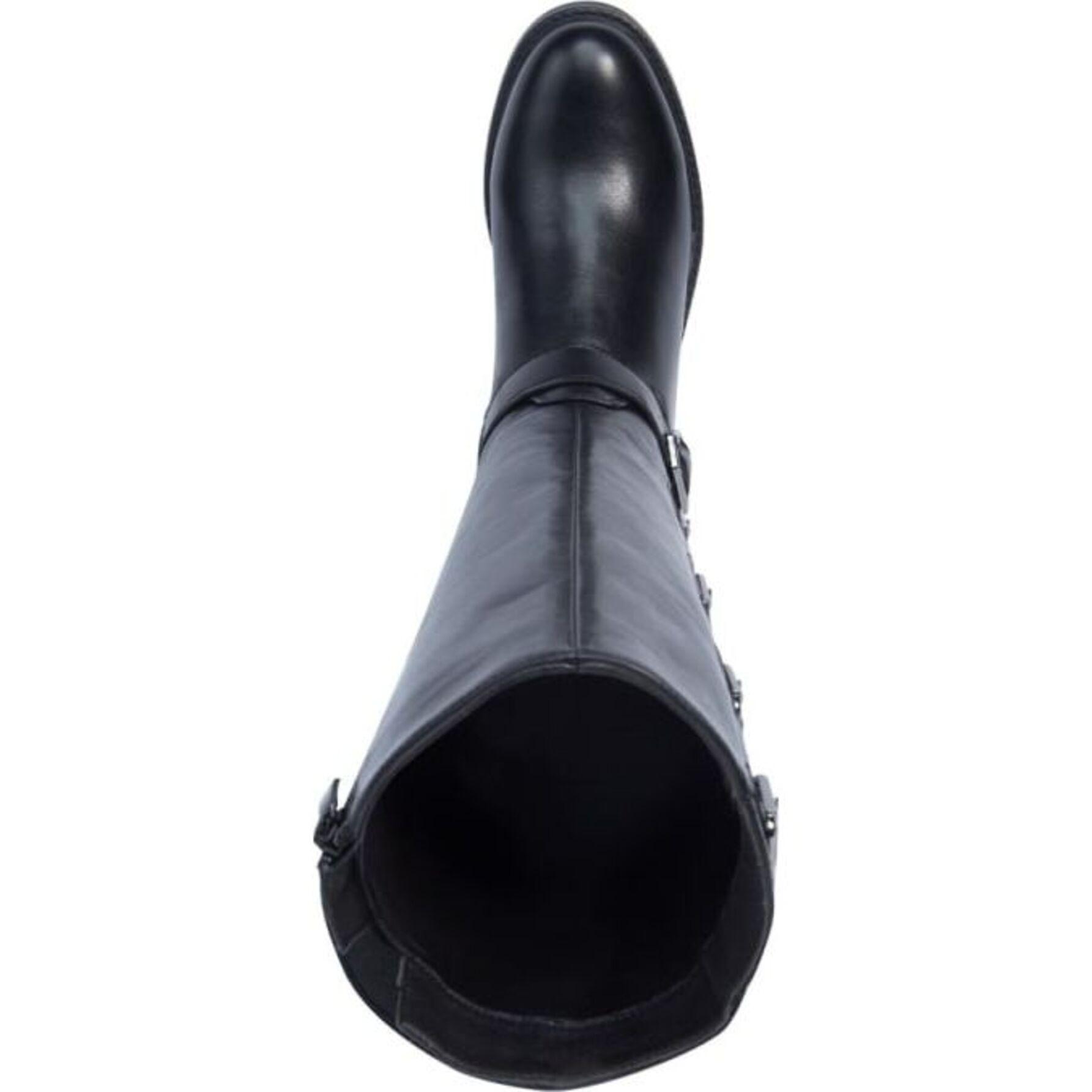 Bota para mujer, larga, con hebillas en el lateral, acabado napa, marca ...