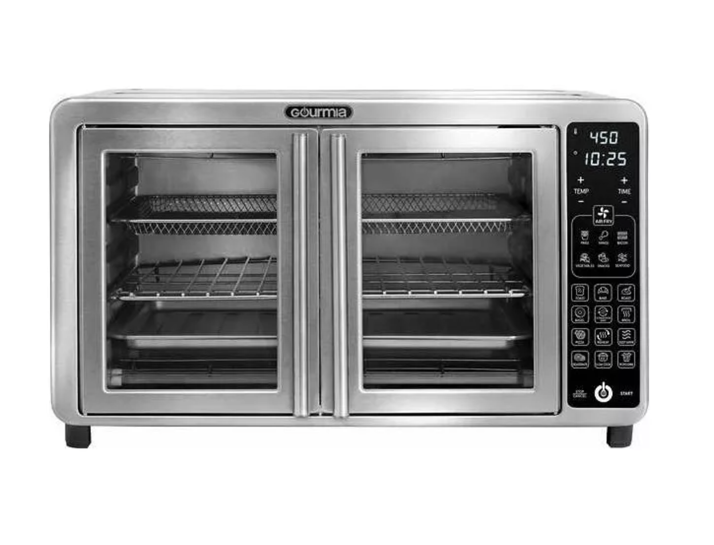 Horno Freidora De Aire XL Gourmia Digital Puertas Francesas