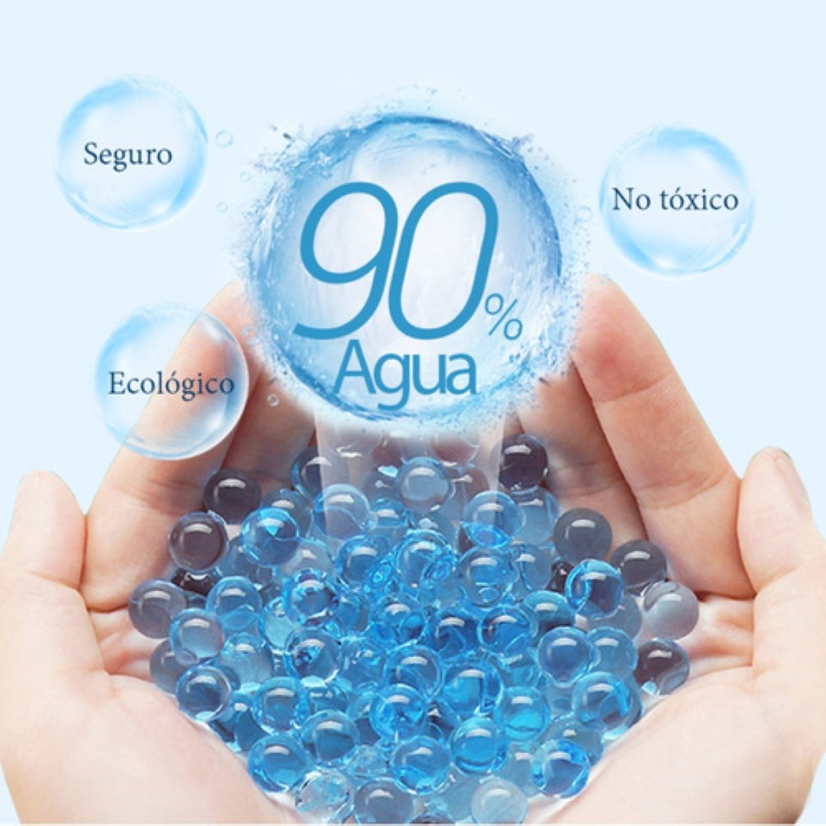 60000 Bolitas De Gel 7-8mm Balas De Hidrogel Para Pistola COLORES