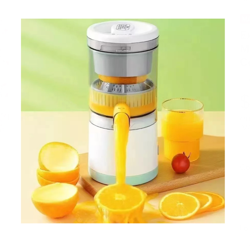 Exprimidor De Fruta Eléctrico Maquina Naranja Extractor Jugo Color Blanco