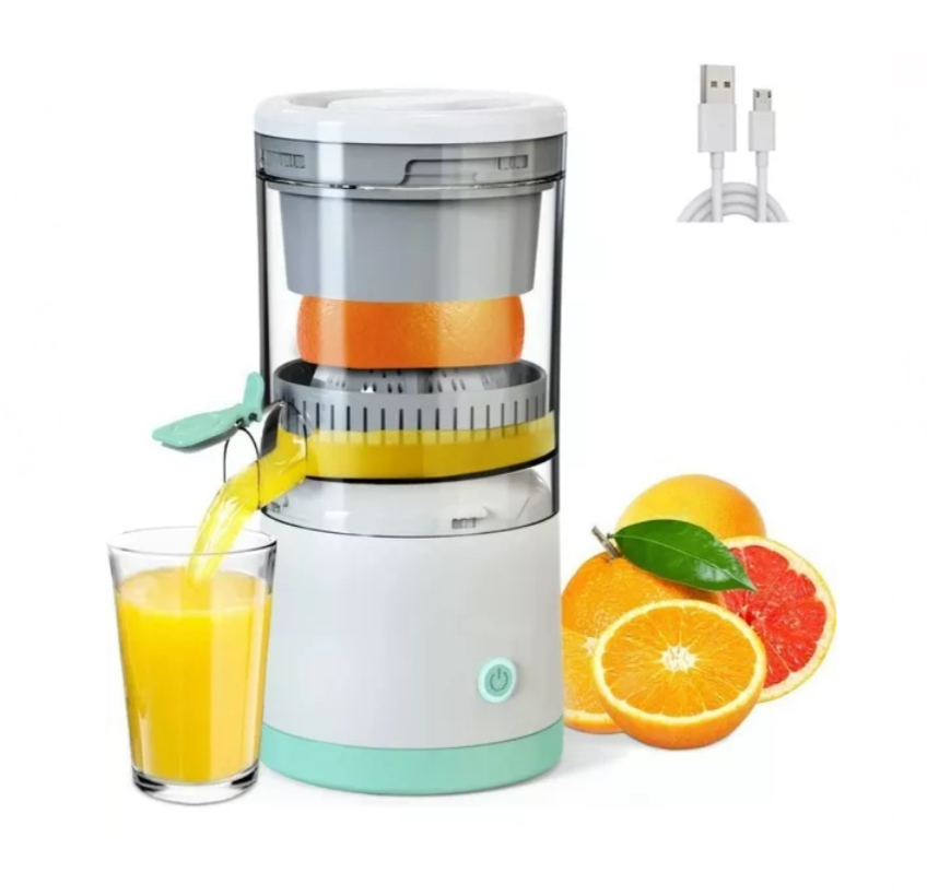 Exprimidor De Fruta Eléctrico Maquina Naranja Extractor Jugo Color Blanco