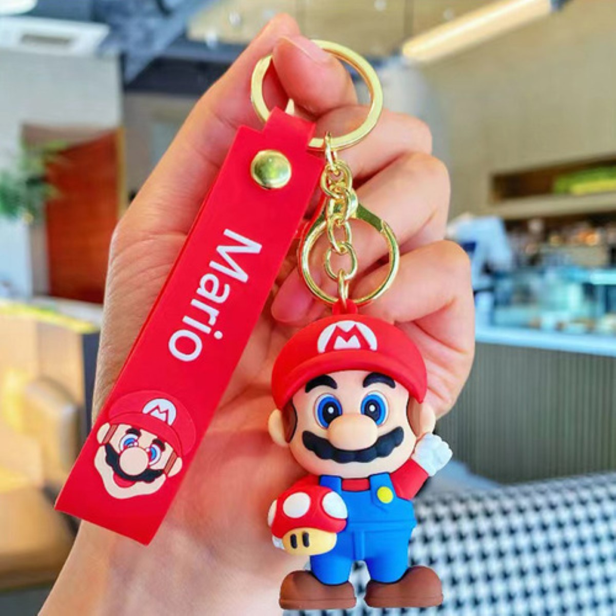 2pzs Peluches Super Mario Bros Luigi  Mario + Con Llavero