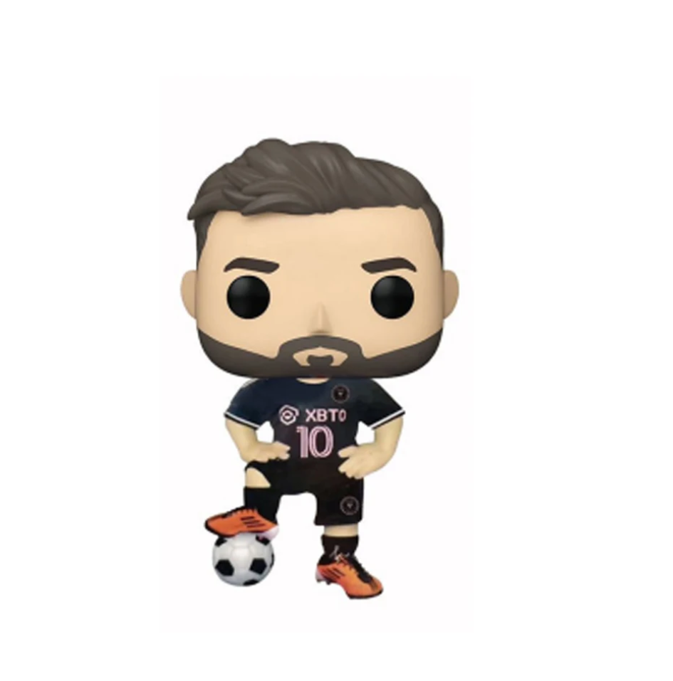 Funko Pop Fútbol Lionel Messi Inter De Miami Playera Negra