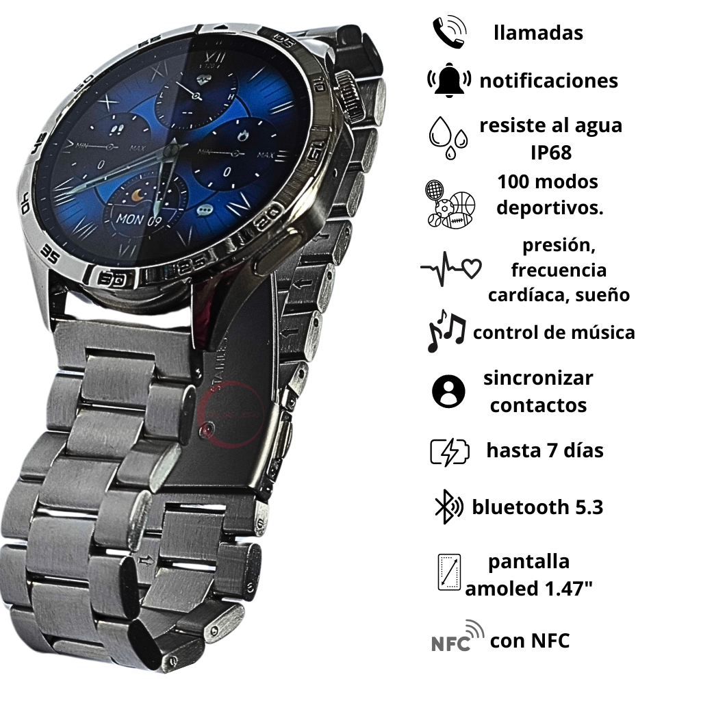 Xiaomi Poco C75 8gb ram 256gb con Smartwatch Clasico G-tide Power. Esmeralda