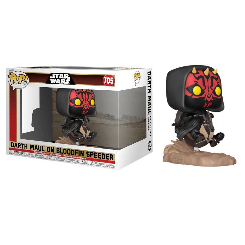 Funko Pop! RideStar Wars: Episode I - The Phantom Menace Darth Maul on Bloodfin Speeder Deluxe #705