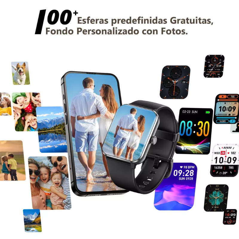Reloj Inteligente Smartwatch Blackview W10 IP68 Negro