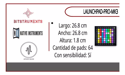 Controlador Midi Novation Launchpad Pro Mk3 64 Pads Usb