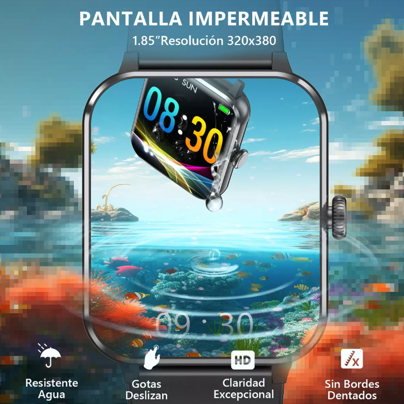 Reloj Inteligente Smartwatch Blackview W10 IP68 Negro