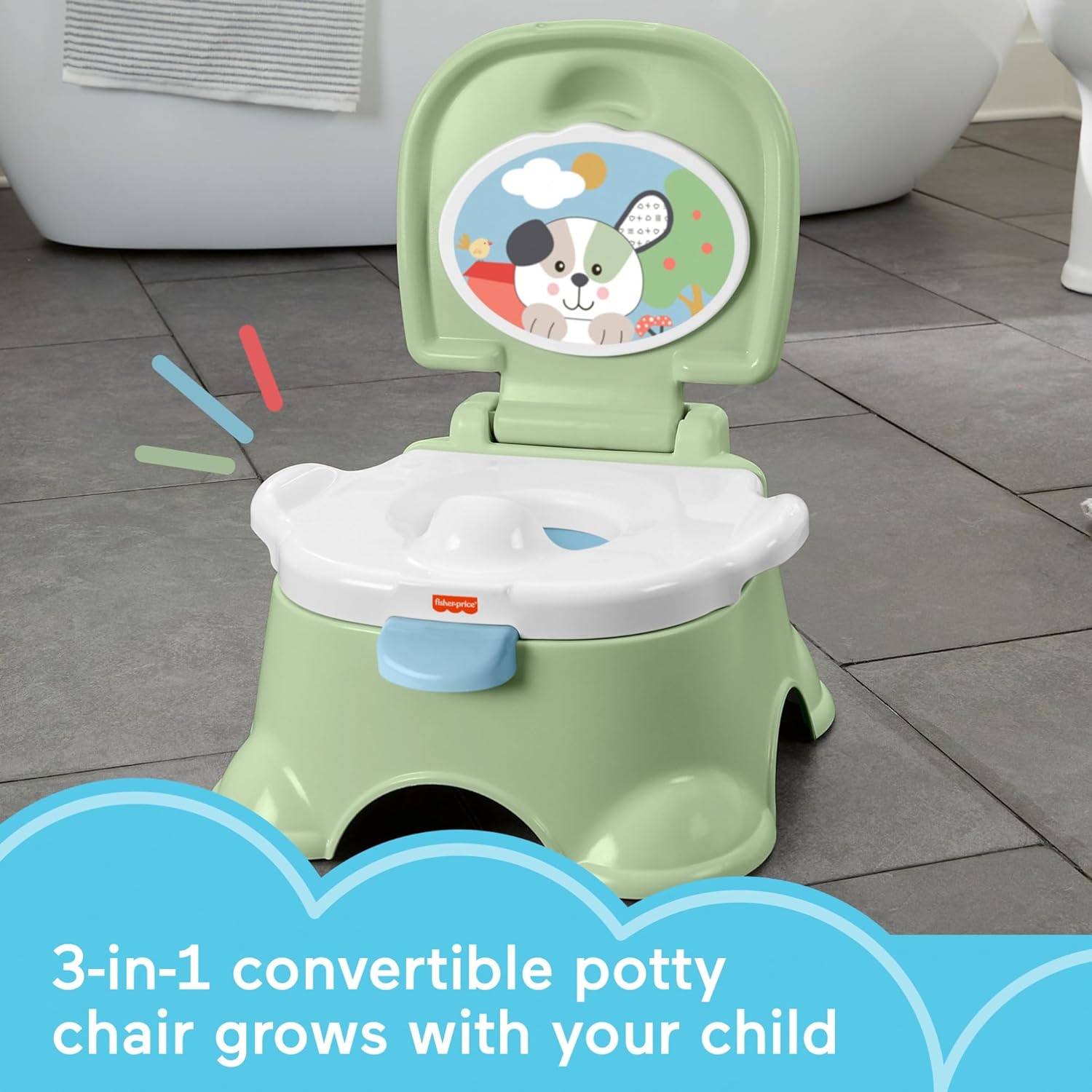 Baño Entrenador Fisher Price Toddler Potty 3 En 1 Hnx63