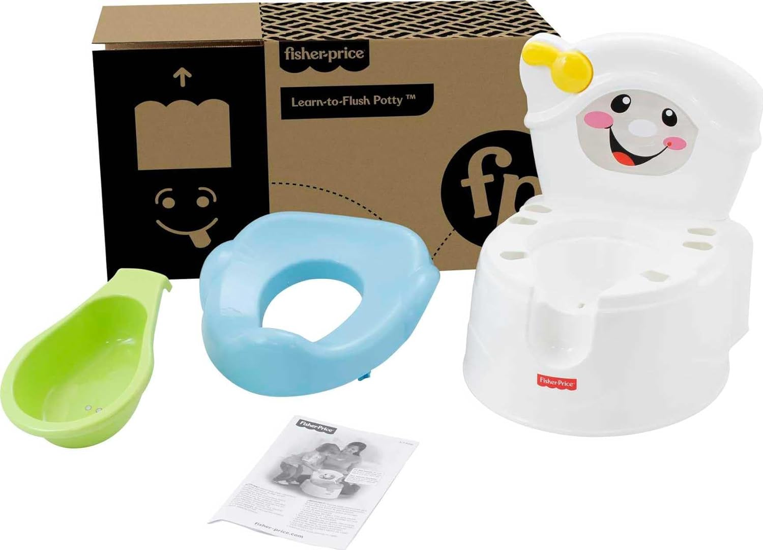 Baño Entrenador Fisher Price 2 En 1 Con Sonido Bmm08