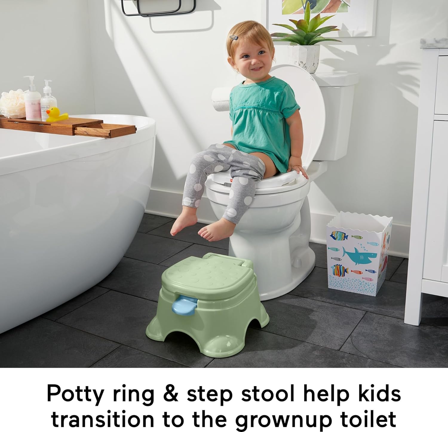 Baño Entrenador Fisher Price Toddler Potty 3 En 1 Hnx63