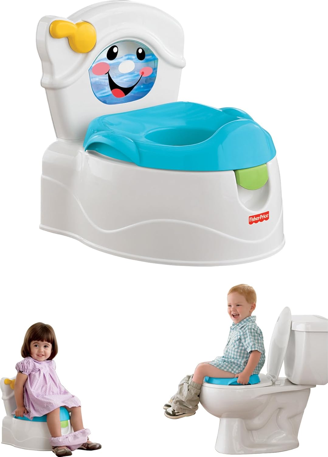 Baño Entrenador Fisher Price 2 En 1 Con Sonido Bmm08