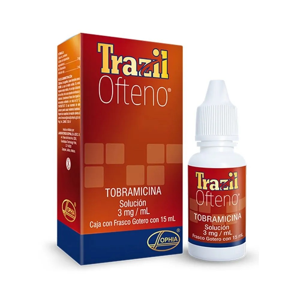 Trazil Oftálmico 15 ml Gotas, Tobramicina
