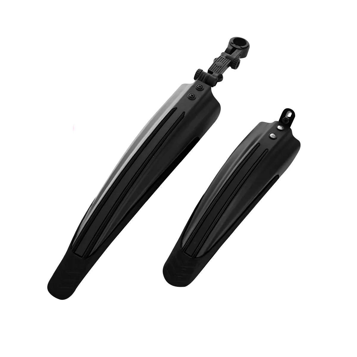 Salpicaderas Trasera Y Delantera Para Bicicleta Universal Negro