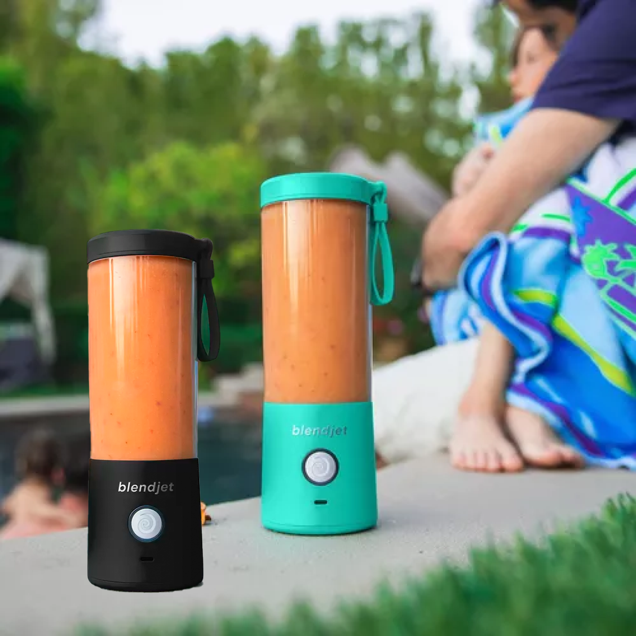 BlendJet 2, paquete de 2 licuadoras portátiles  inalámbrica para batidos 16 onzas, recargable USB-C con hoja de acero