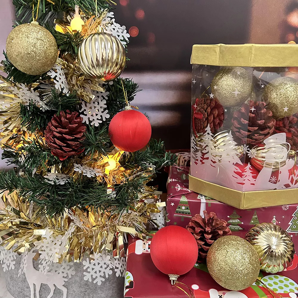 Esferas Bolas Navidad Adornos Navideños Decoración 28pcs SDS4182-A