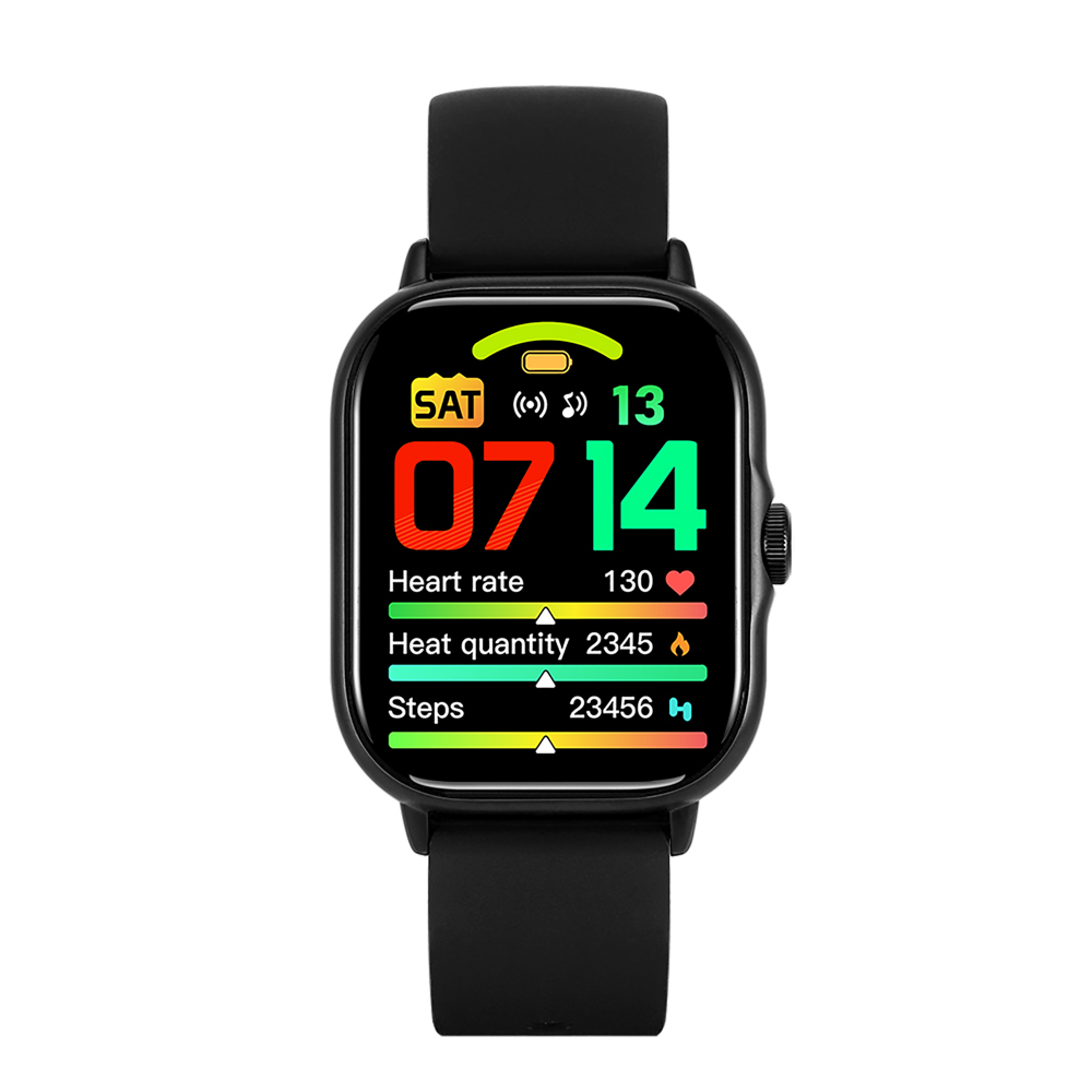 Smartwatch reloj inteligente STF Kronos Station Plus TFT 2" IP65 Color Negro