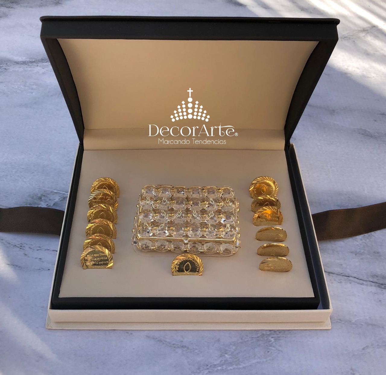 ARRAS DE BODA DORADAS (KIT)