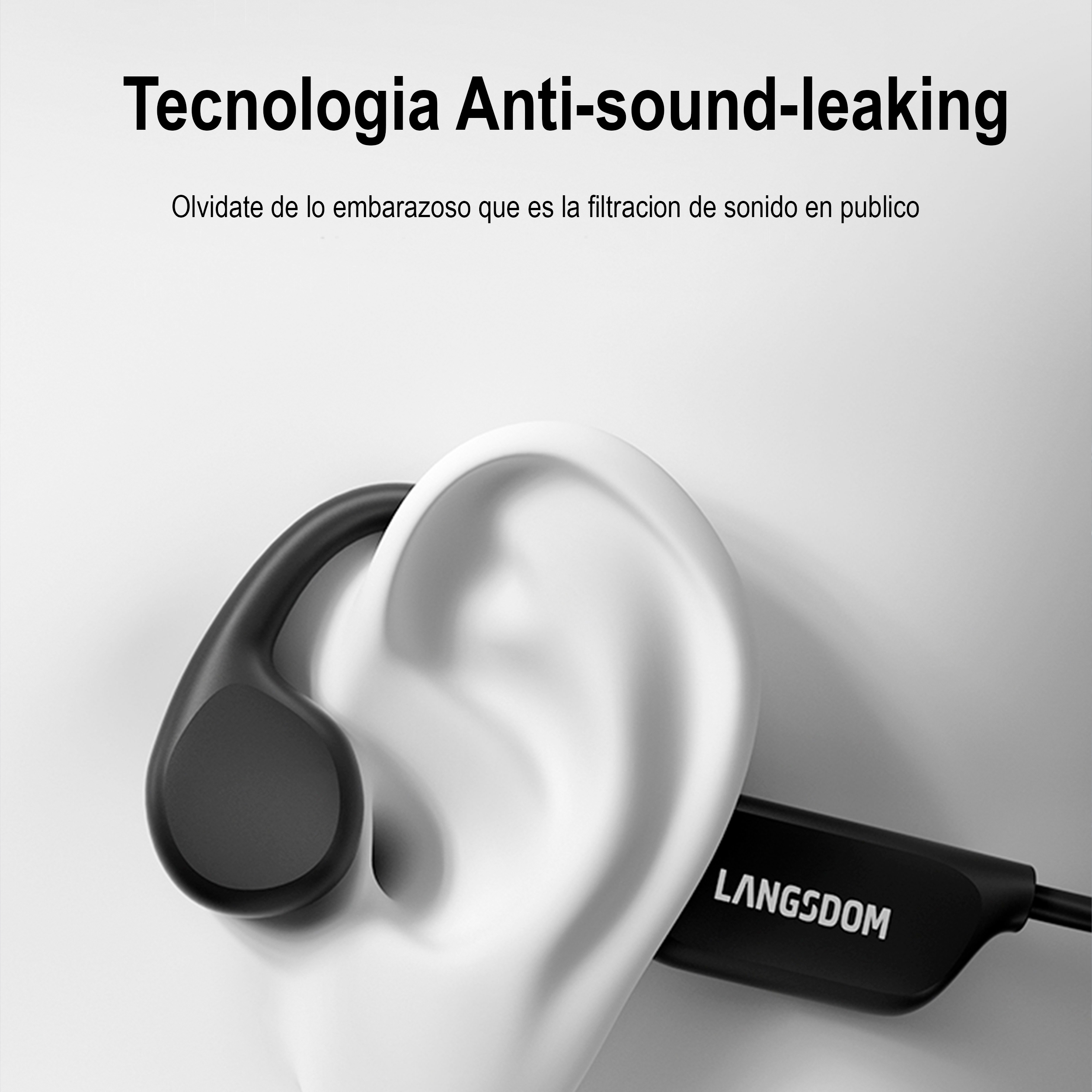 Audifonos Langsdom Be17 Bone Coneduction Para Nadar