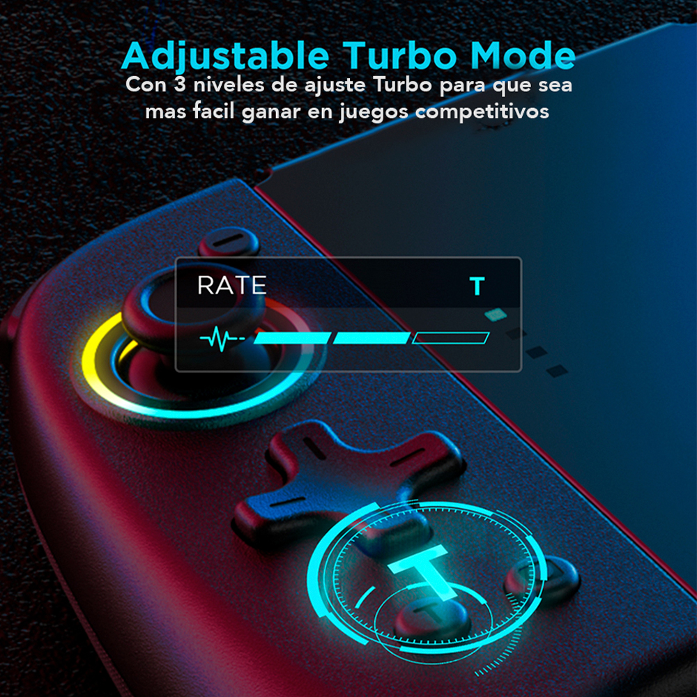 Joystick Pro Rgb BINBOK Con Hall Effect Para Nintendo Switch