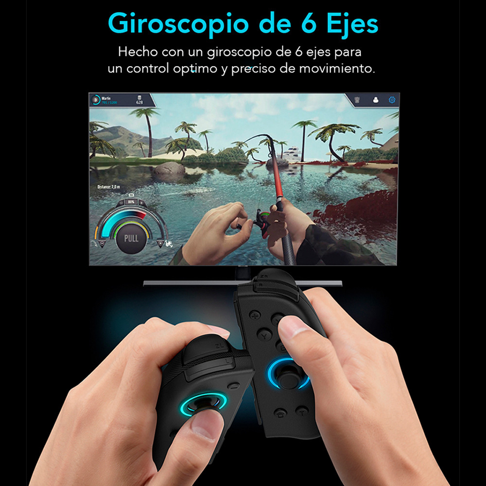 Joystick Pro Rgb BINBOK Con Hall Effect Para Nintendo Switch