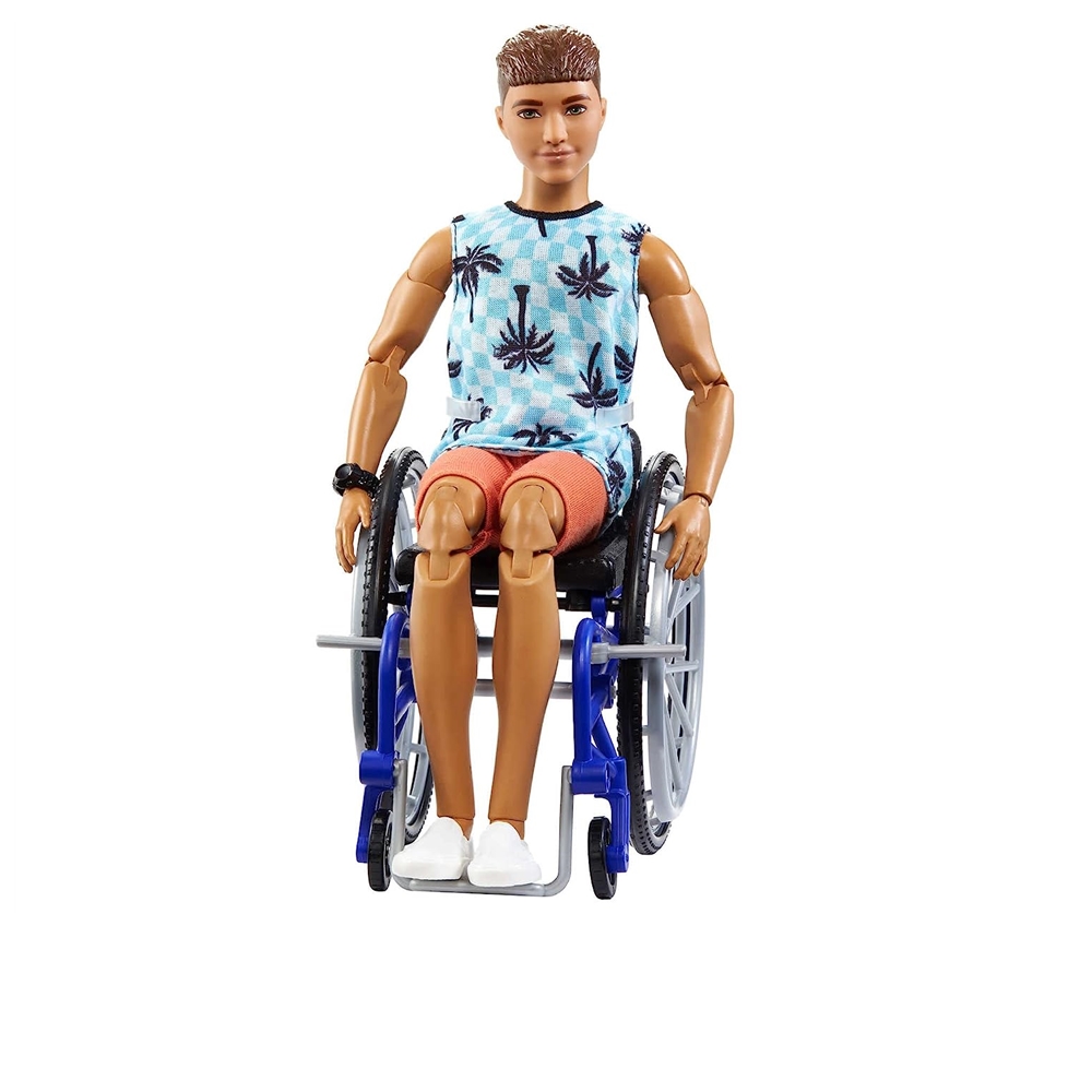Barbie Fashionista Muñeco Ken Silla Ruedas HJT59 Mattel