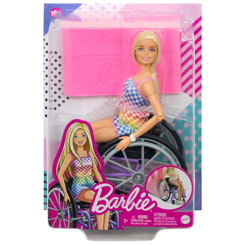 Barbie Fashionista Muñeca Silla De Ruedas HJT13 Mattel
