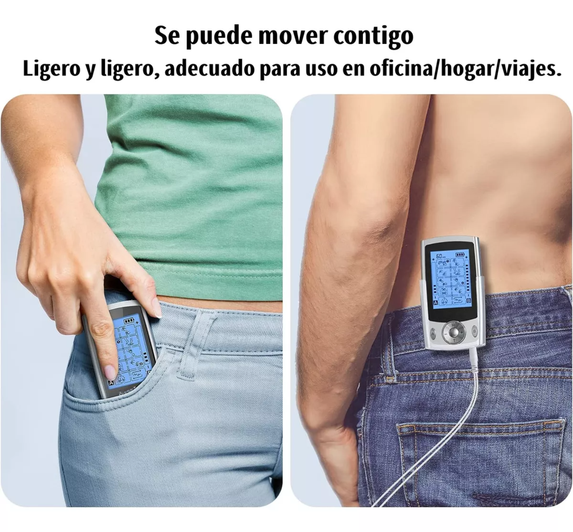 Tens Ems Electroestimulador De Pulso Alivia Dolor 36 Modos