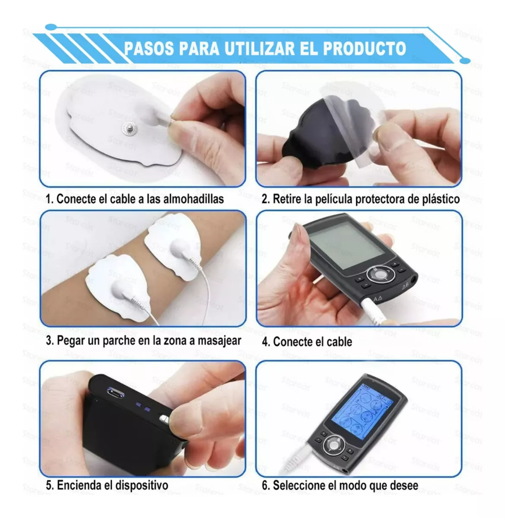 Electroestimulador De Pulso Tens Y Terapia De Meridianos