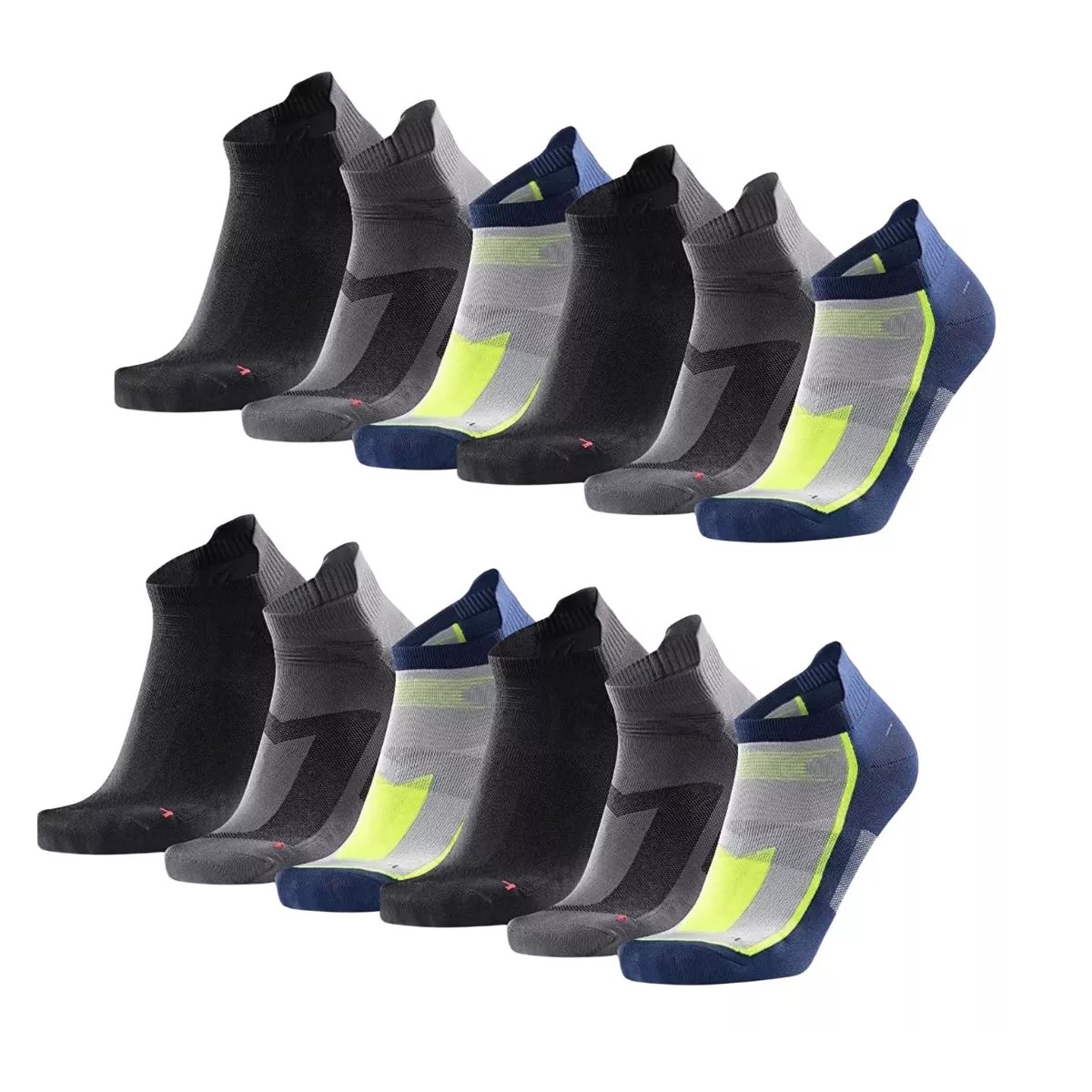 12 Pares Calcetines Deportivos Acolchados Antiampollas Runn