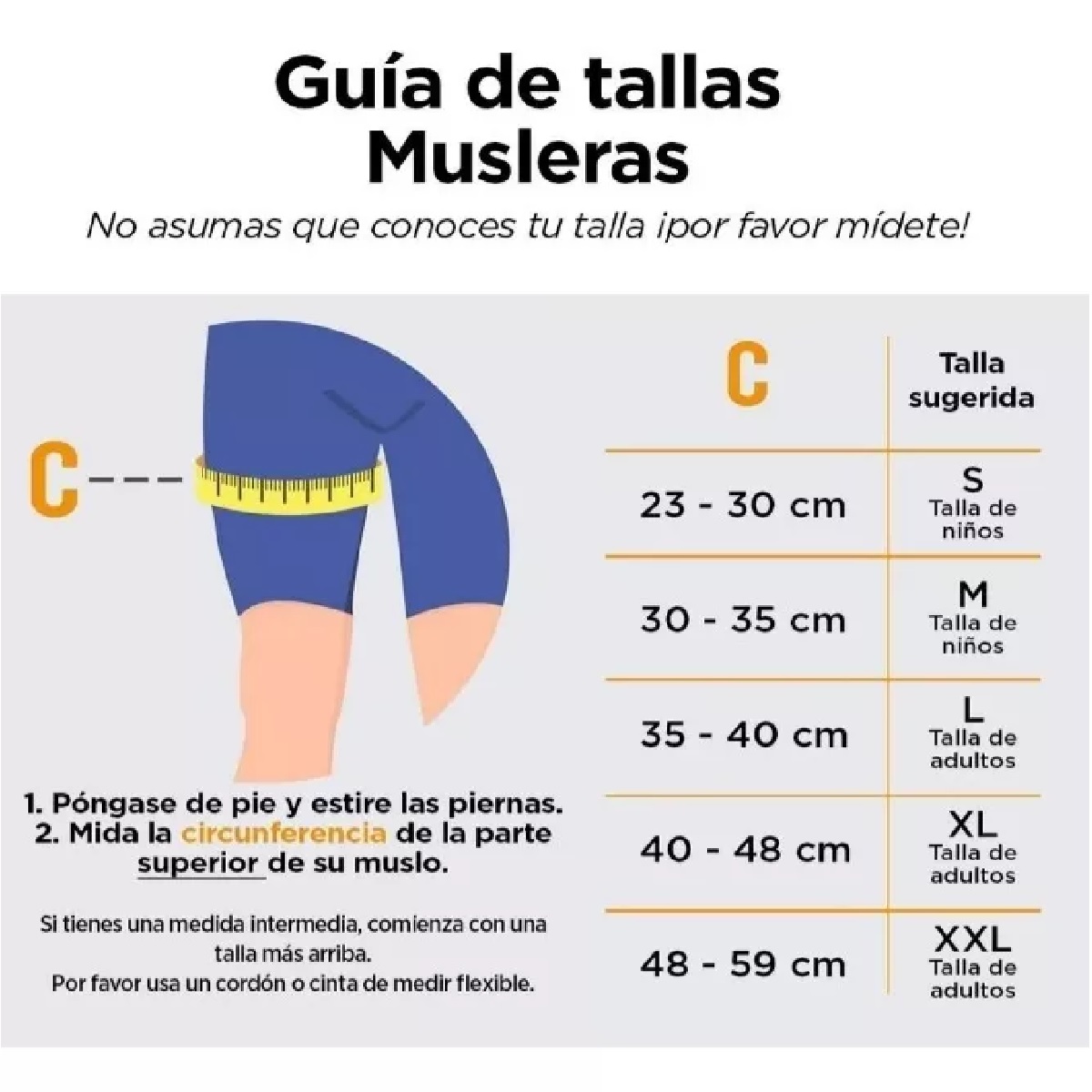 Musleras Deportivas Unisex. Soporte De Muslo. 2 Piezas.Negro M