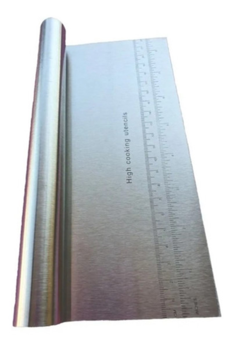 Raspa Espatula Alisador Extra Ancha 22cm Acero Inox plata