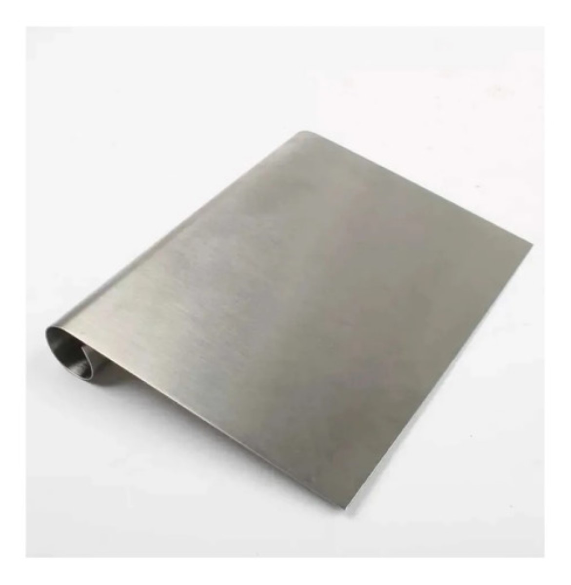 Raspa Espatula Alisador Extra Ancha 22cm Acero Inox plata