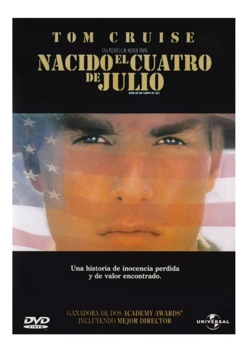 Nacido El Cuatro De Julio 4 Tom Cruise Pelicula Dvd.