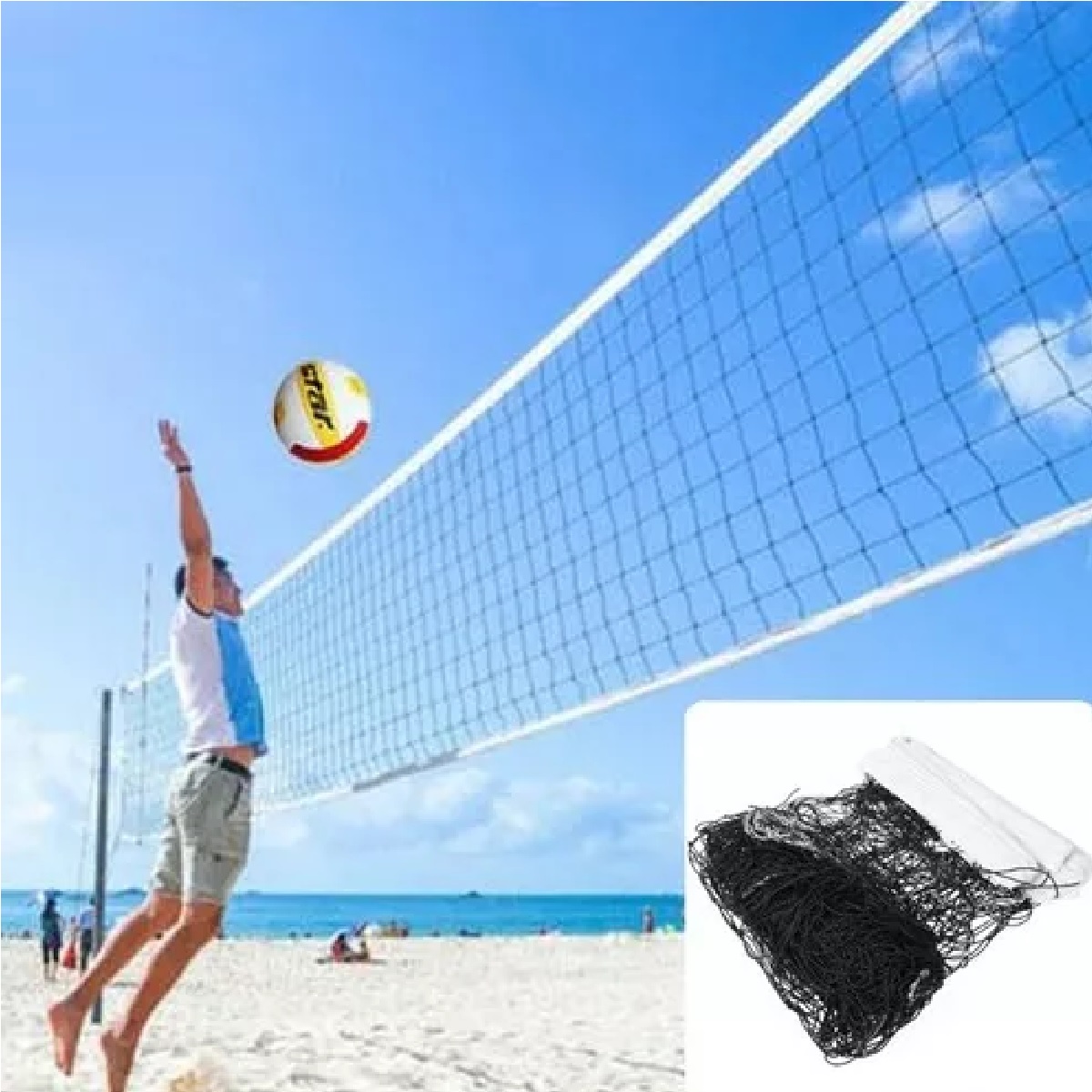 Red Voleibol Embreada Reforzada Lados,para Voley Accesorios