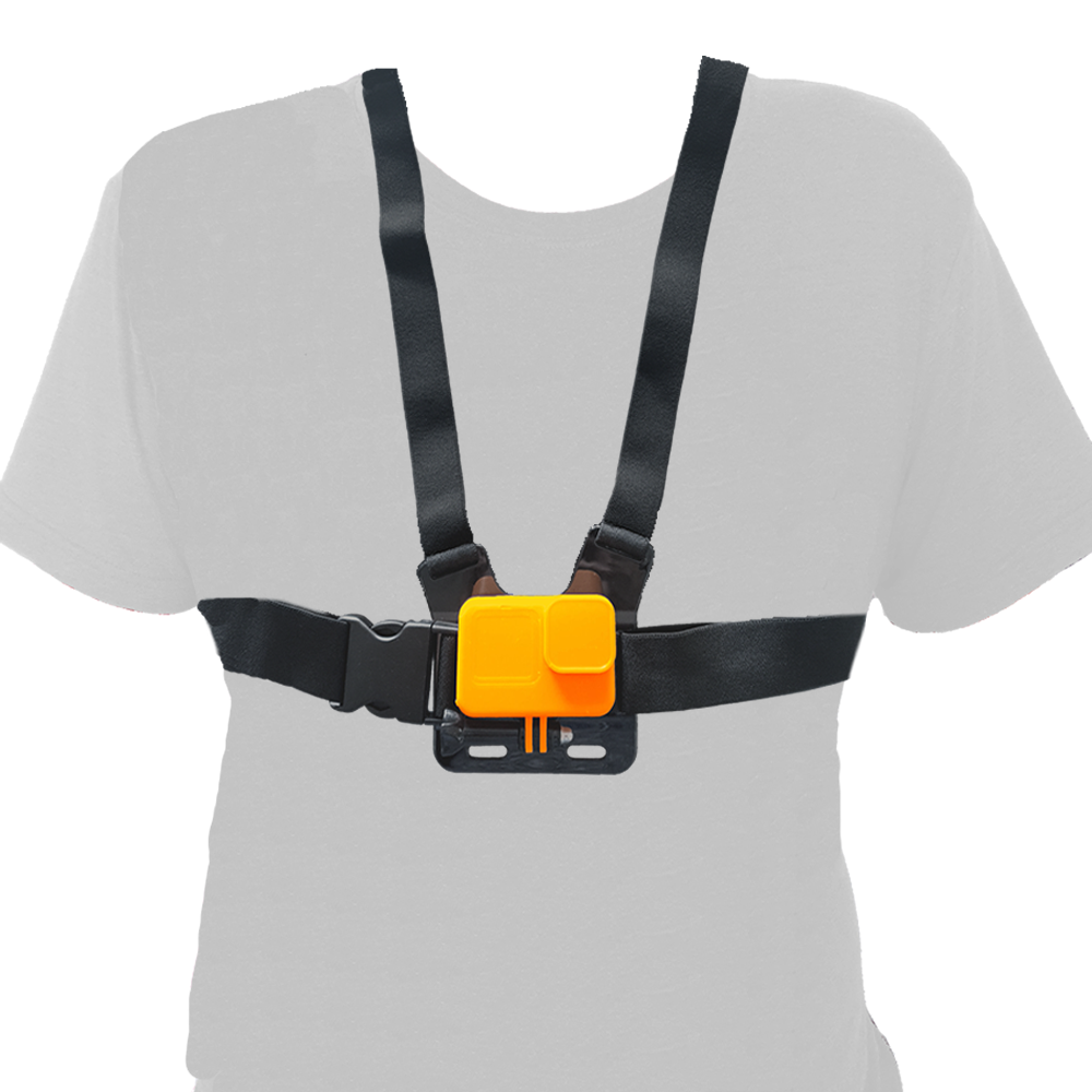 Arnés Pechera Chest Strap 3 Piezas Compatible GoPro Cámaras Deportivas