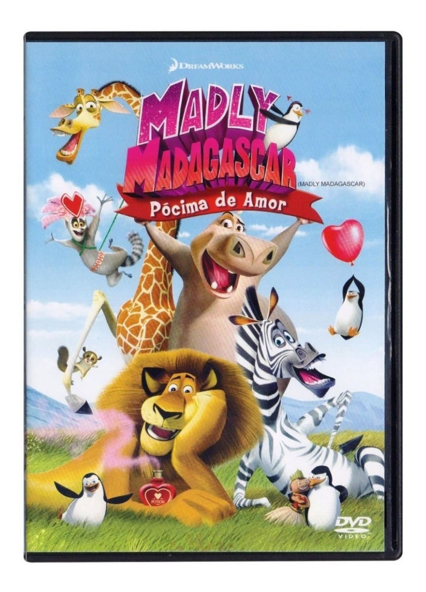 Madly Madagascar Pocima De Amor Pelicula Dvd.