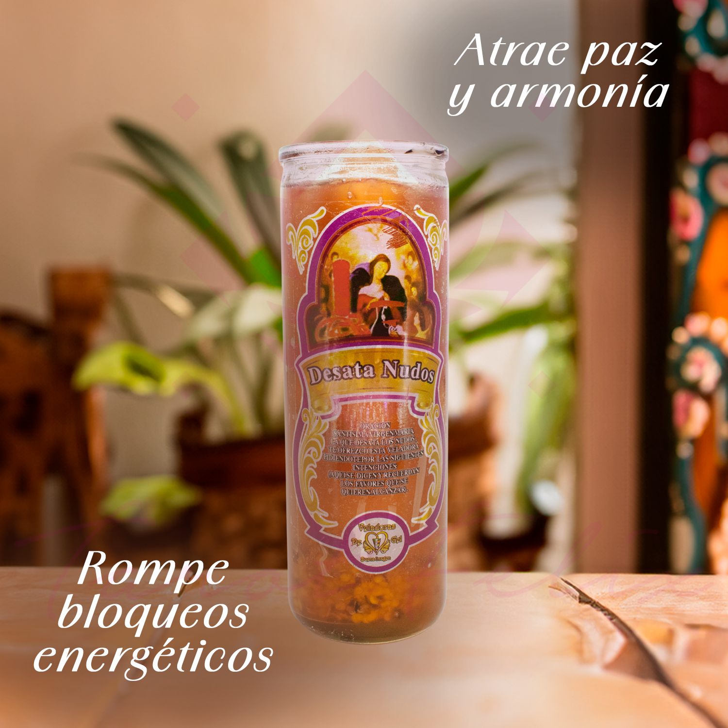 Veladora de Gel Desatanudos – Eliminación de Bloqueos y Obstáculos