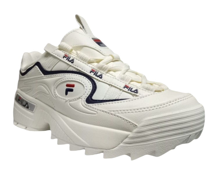 Tenis Original Fila D-formation Beige Marino Mujer 5cm00776-125