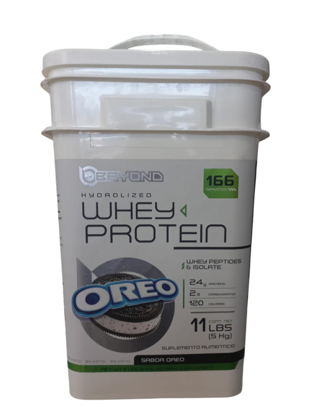 Cubeta Whey Protein Beyond 166 serv Oreo
