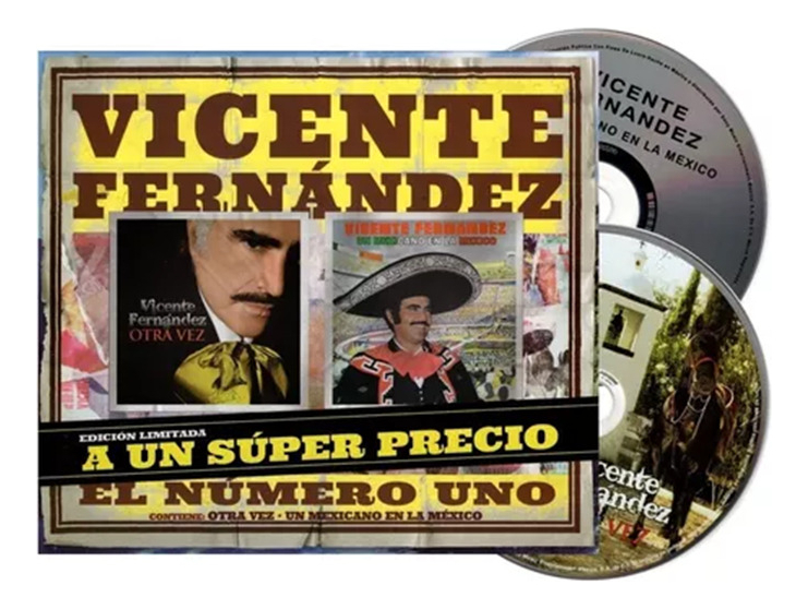 Vicente Fernandez Otra Vez & Mexicano En La Mexico 2 Cd