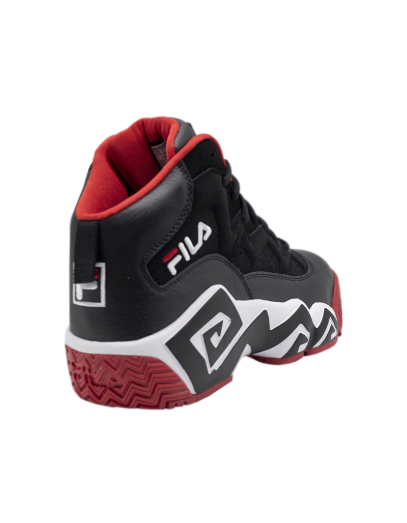 Tenis Fila Mb Retro Bota Negro Rojo Hombre 1bm00509-014