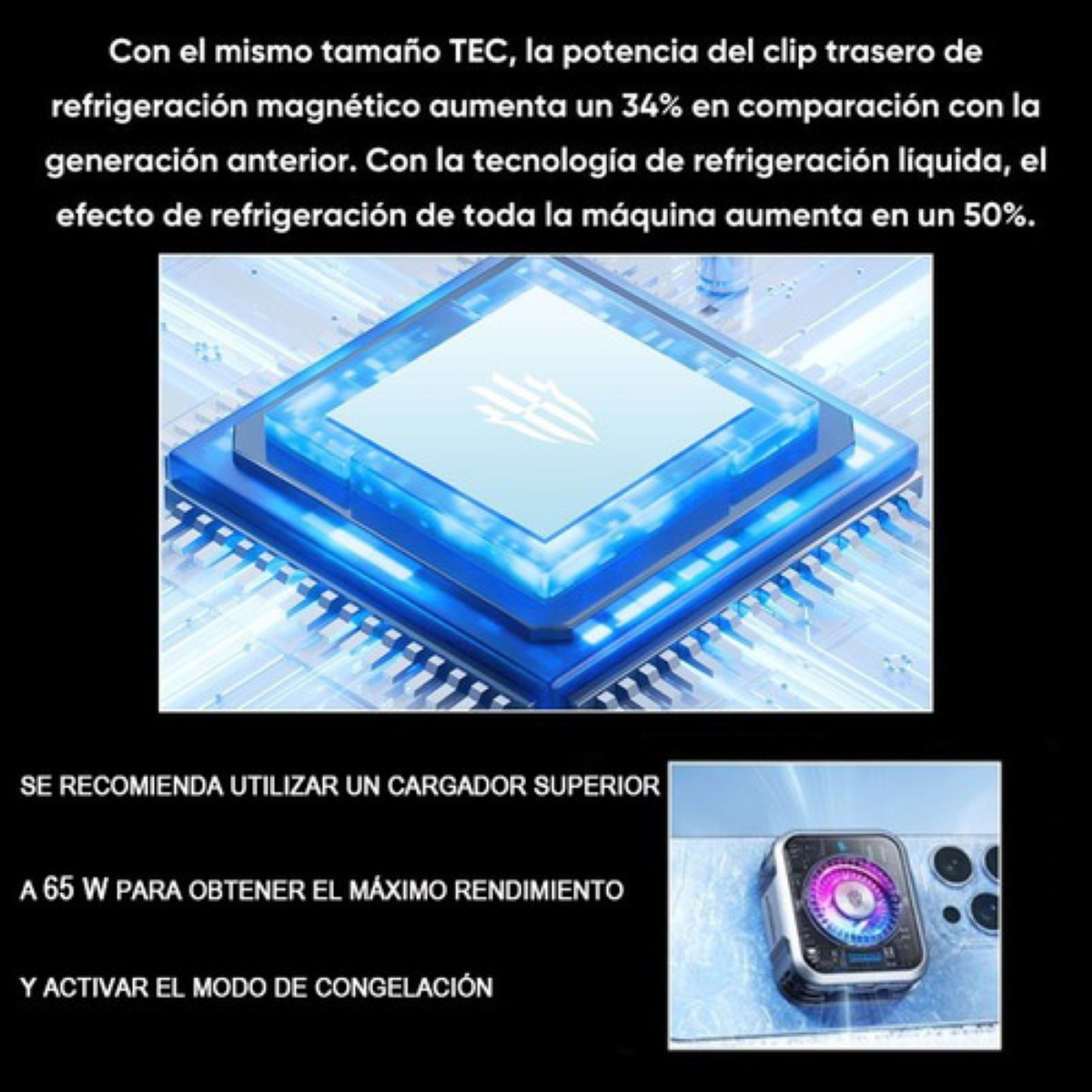 Cooler ventilador 5 Pro 36w Color Plateado