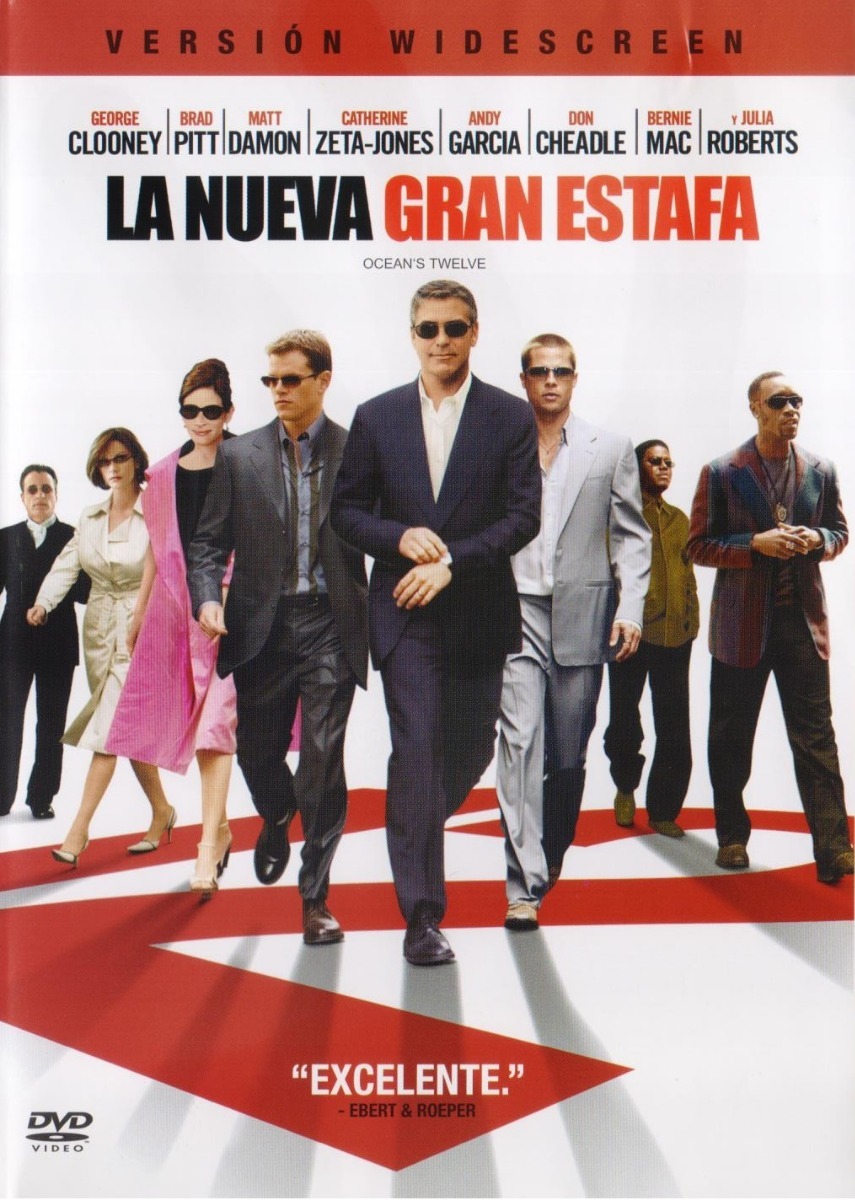 La Nueva Gran Estafa Oceans 12 George Clooney Pelicula Dvd